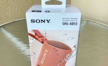 Picture of the Sony SRS XB13 original box front.