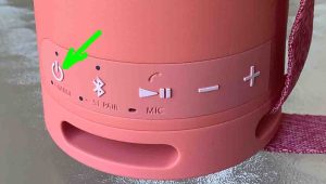 Picture of the Sony SRS XB13 -Power- button.