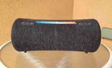 Picture of the front of the Sony SRS XG300 boombox speaker.