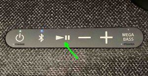 Picture of the The -Play-Pause- button.