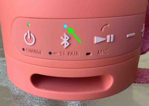 Picture of the Sony SRS XB13 Pairing Status lamp.
